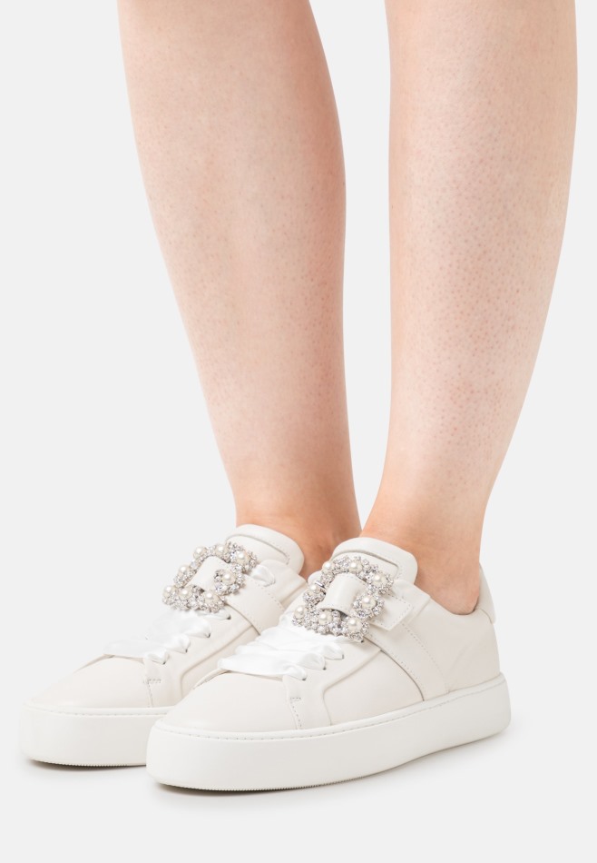 Gabor Blanc/argent | Baskets Exclusives